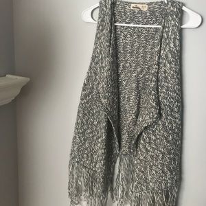 Hollister knit sleeveless cardigan